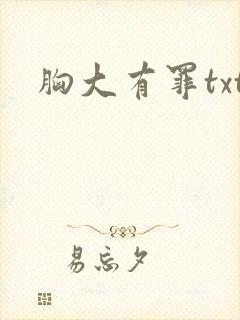 胸大有罪txt
