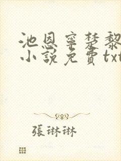 池恩宁楚黎川的小说免费txt最新