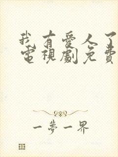 我有爱人了韩剧电视剧免费观看全集