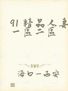 91 精品人妻一区二区封面