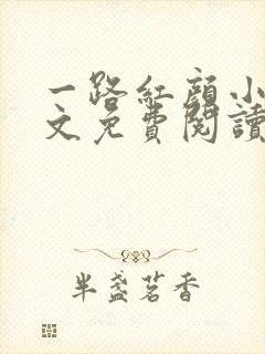 一路红颜小说全文免费阅读无弹窗封面