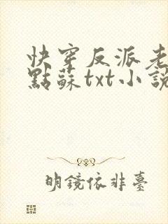 快穿反派老公有点苏txt小说下载