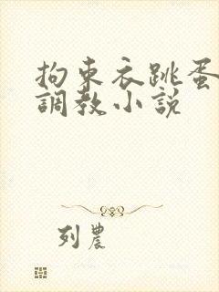 拘束衣跳蛋自缚调教小说封面