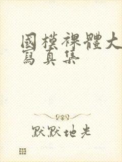 国模裸体大尺度写真集