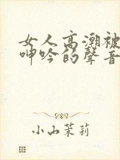 女人高潮被爽到呻吟的声音