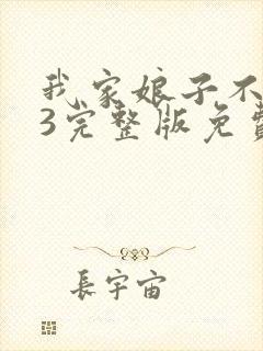 我家娘子不对劲3完整版免费阅读封面