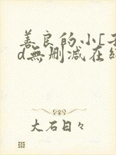 善良的小[子hd无删减在线播放韩国