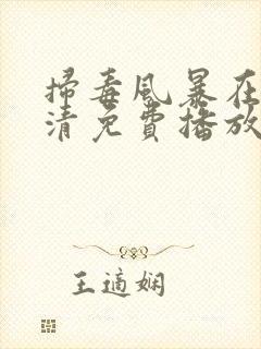 扫毒风暴在线高清免费播放