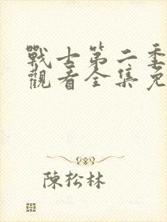 战士第二季在线观看全集免费播放