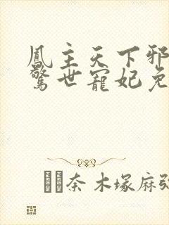 凤主天下邪王的惊世宠妃免费阅读