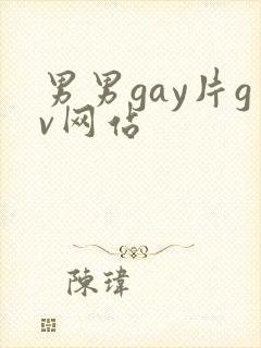 男男gay片gv网站