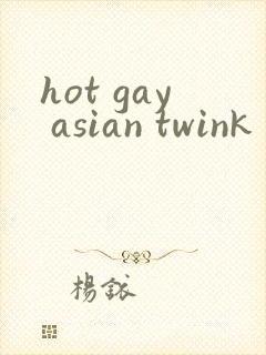 hot gay asian twink