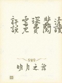 许云琛裴清欢小说免费阅读