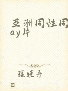 亚洲同性同志gay片封面