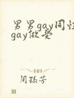 男男gay同性gay做受