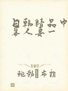 日韩精品中文字幕人妻一
