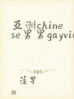 亚洲chinese男男gayvideo封面