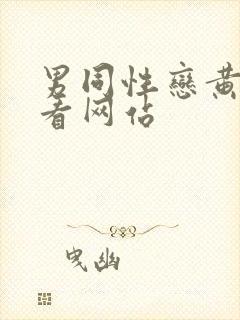 男同性恋黄色可看网站