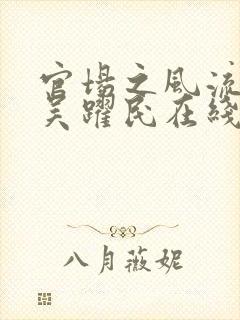 官场之风流医少吴跃民在线全文阅读封面