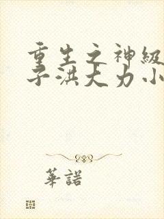 重生之神级败家子洪大力小说无删减版