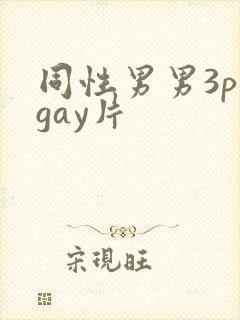 同性男男3p黄gay片