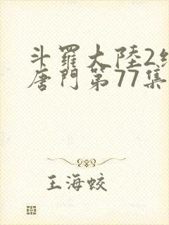 斗罗大陆2绝世唐门第77集