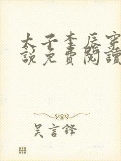 太子李辰穿越小说免费阅读