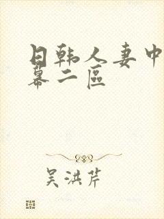 日韩人妻中文字幕二区