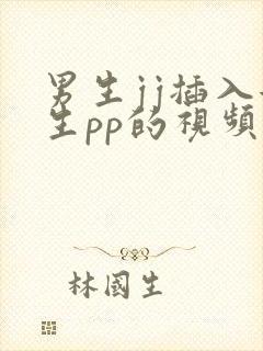 男生jj插入女生pp的视频