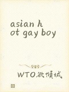 asian hot gay boy封面
