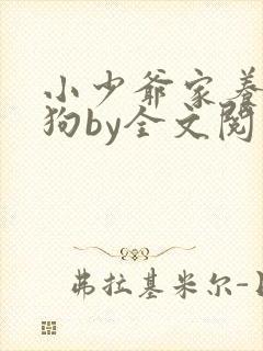 小少爷家养的贱狗by全文阅读
