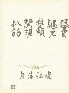 扒开双腿猛进入的视频免费