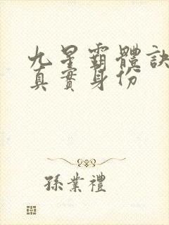 九星霸体诀龙尘真实身份