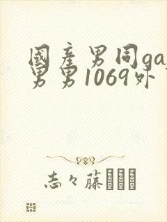 国产男同gay男男1069外卖
