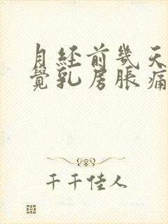 月经前几天会感觉乳房胀痛