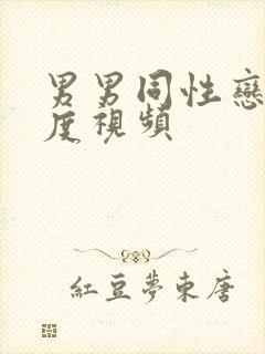 男男同性恋大尺度视频