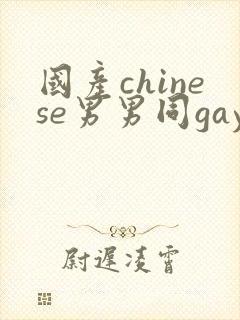 国产chinese男男同gaygay网站封面