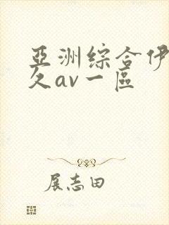 亚洲综合伊人久久av一区