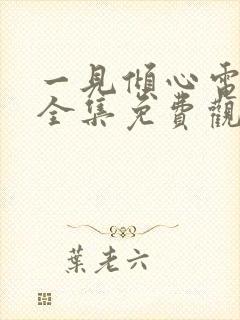 一见倾心电视剧全集免费观看西瓜