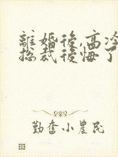 离婚后,高冷女总裁后悔了