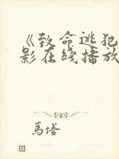 《致命逃犯》电影在线播放免费观看