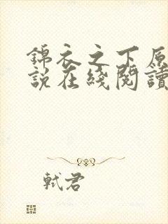 锦衣之下原著小说在线阅读