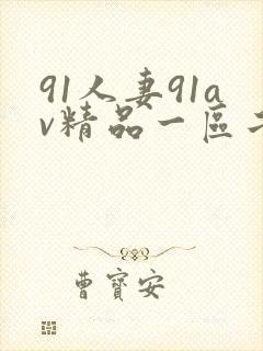 91人妻91av精品一区二区三区小区