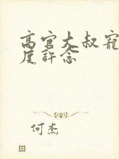 高官大叔宠妻无度许念