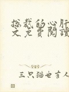 总裁的心肝儿全文免费阅读