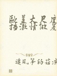 欧美大尺度无遮挡激情做爰封面