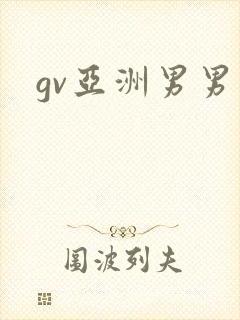 gv亚洲男男