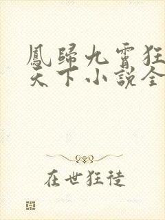 凤归九霄狂妃逆天下小说全文阅读