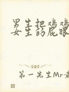 男生把鸡鸡插进女生的屁眼里