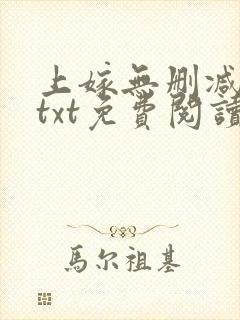 上嫁无删减全文txt免费阅读封面